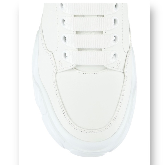 Alexander McQueen Metallic Court Ombre Barbie Pink Glitter Platform Sneakers - Picture 8 of 15